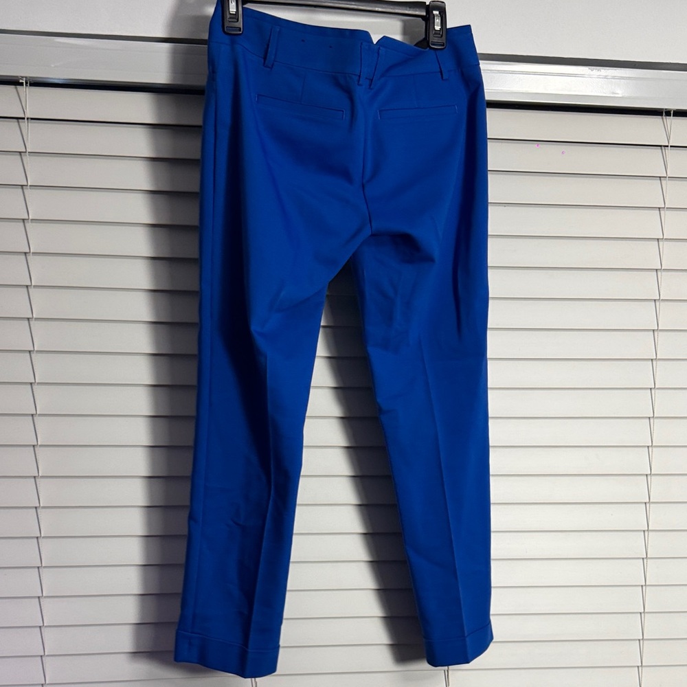 Express Royal Blue Cropped Slim Pants - Picture 6 of 6